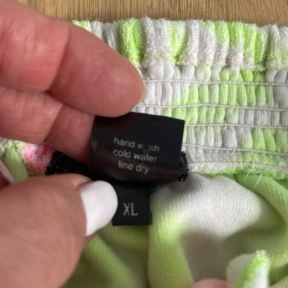 Flowers by Zoe Vintage Tye-Dye Girl's Terry Romper/Coverup - Picture 6 of 12